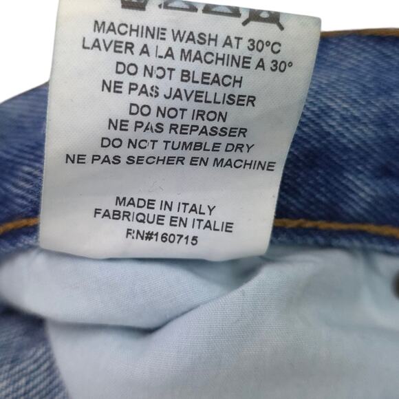 Retrofete Chris Jeans Destroyed Distressed Ripped Denim in Zephyr - Picture 11 of 12